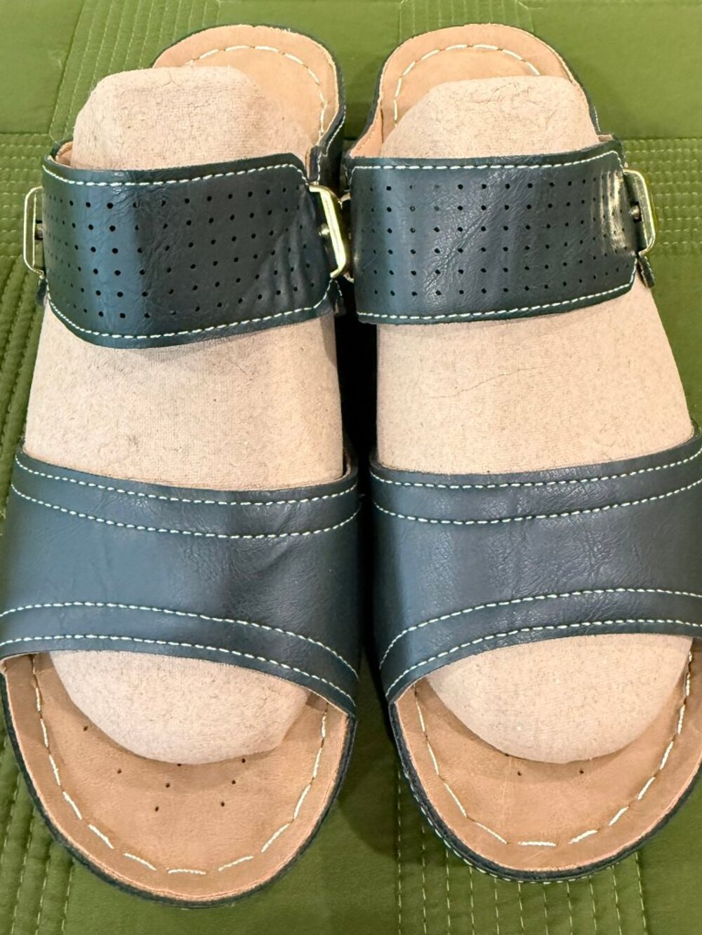 NEW Leather Slide in Sandals